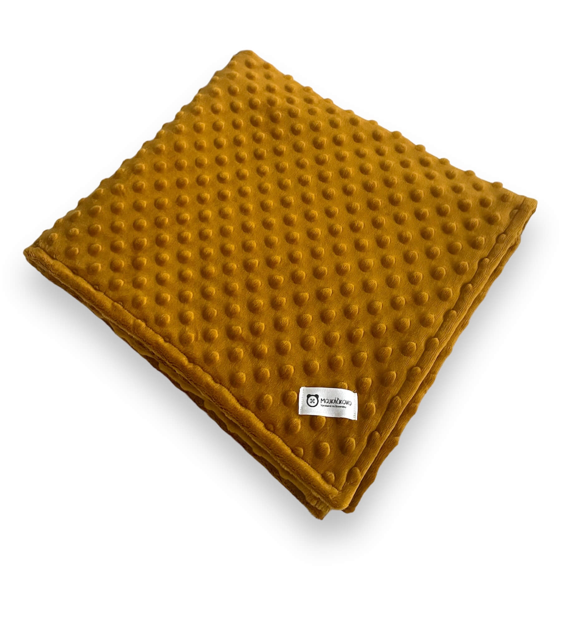 Minky deka - Horčicová