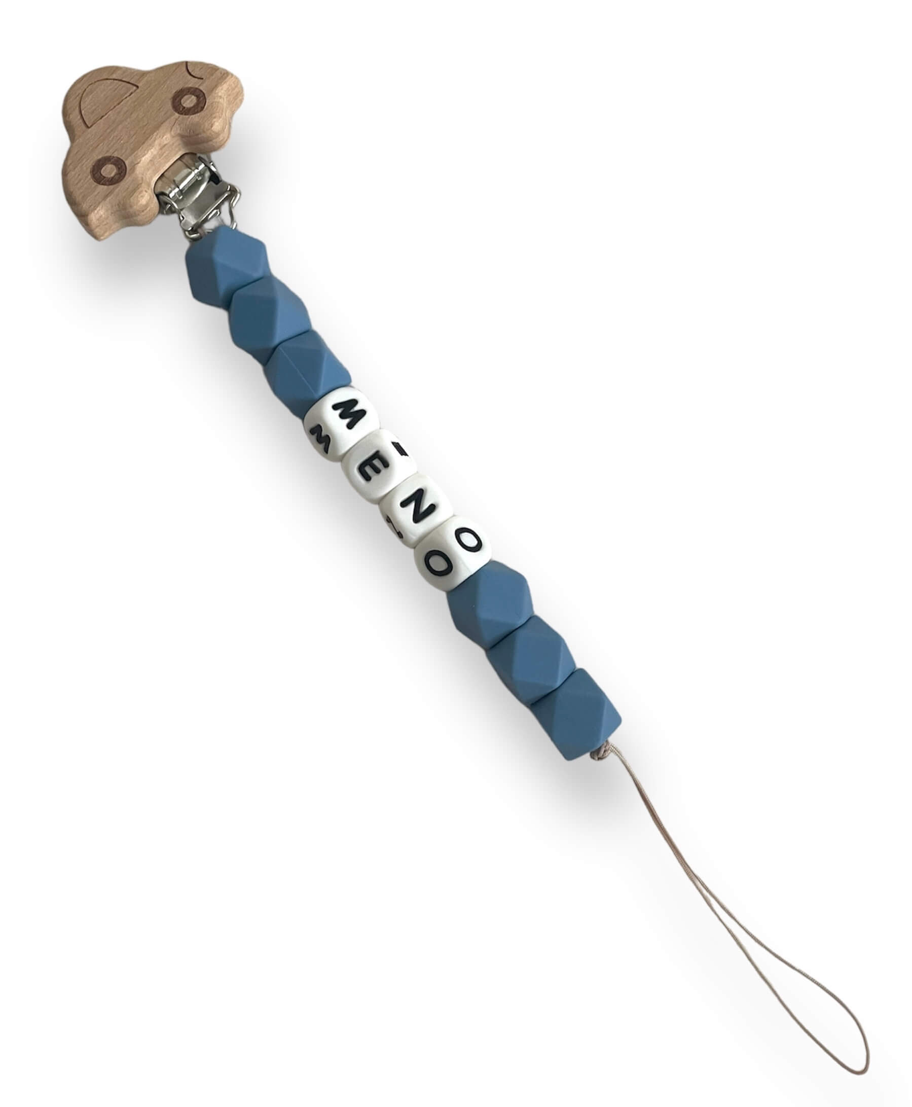 Držiak na cumlík - modrý